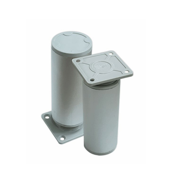 Aluminijumska nogica, jednodelna, plastični čep